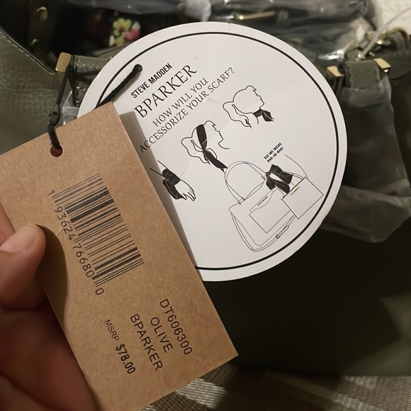 Olive Green Steve Madden Purse 👜 & Small Bag - Picture 5 of 12